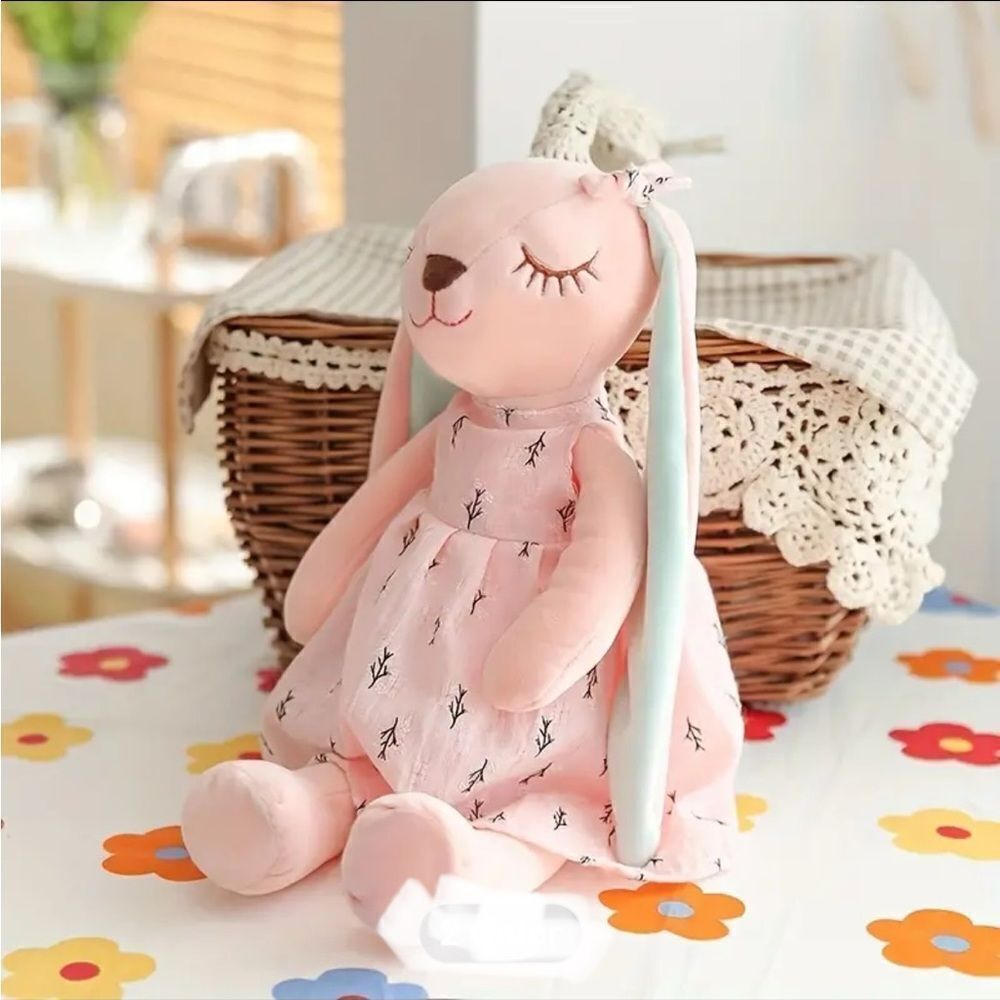 CUTE LONG EAR BUNNY IN PINK